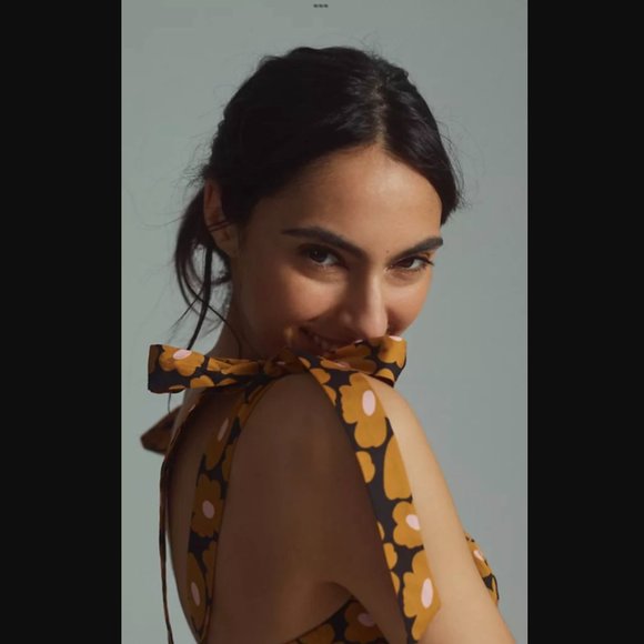 NWT Anthropologie Hutch Daisy Floral Print Corset Romper Size 2 - Picture 4 of 11